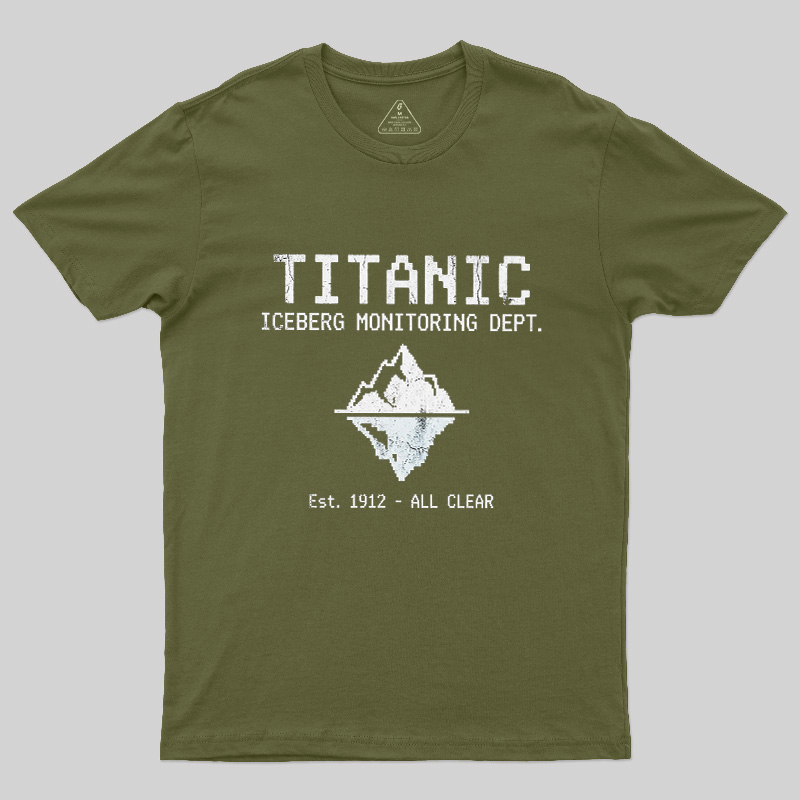Iceberg Monitoring Dept Geek T-Shirt