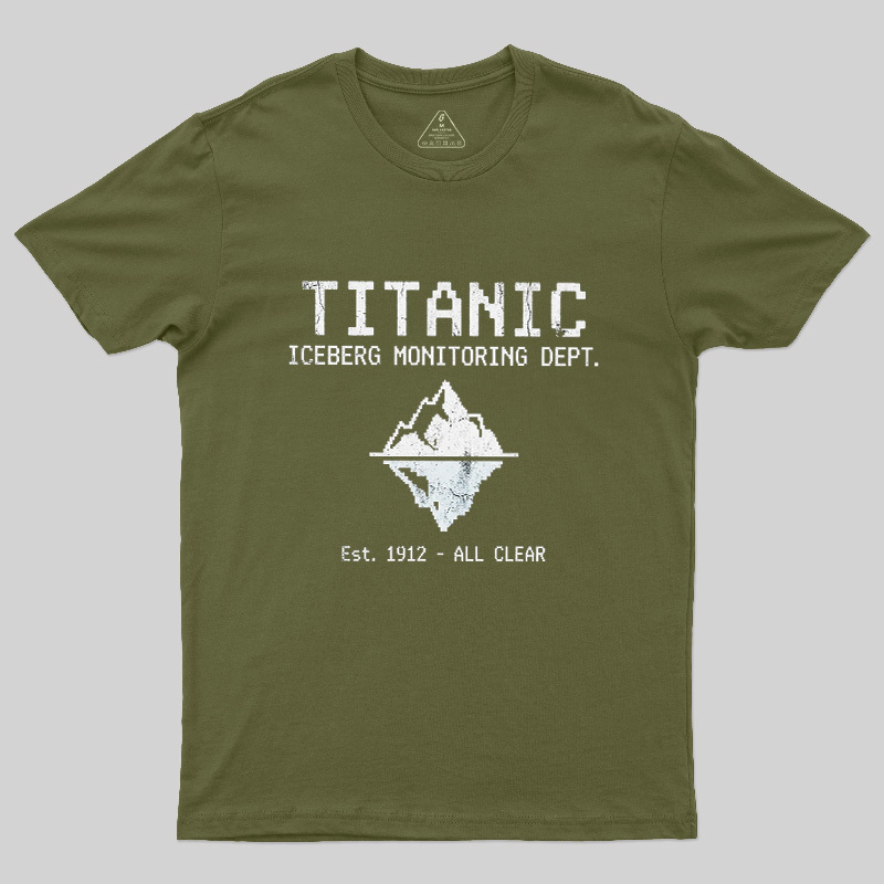 Iceberg Monitoring Dept Geek T-Shirt
