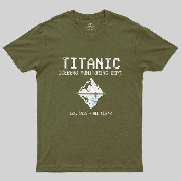 Iceberg Monitoring Dept Geek T-Shirt