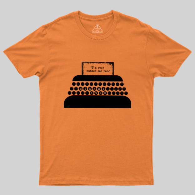 Number One Fan Retro Typewriter Geek T-Shirt