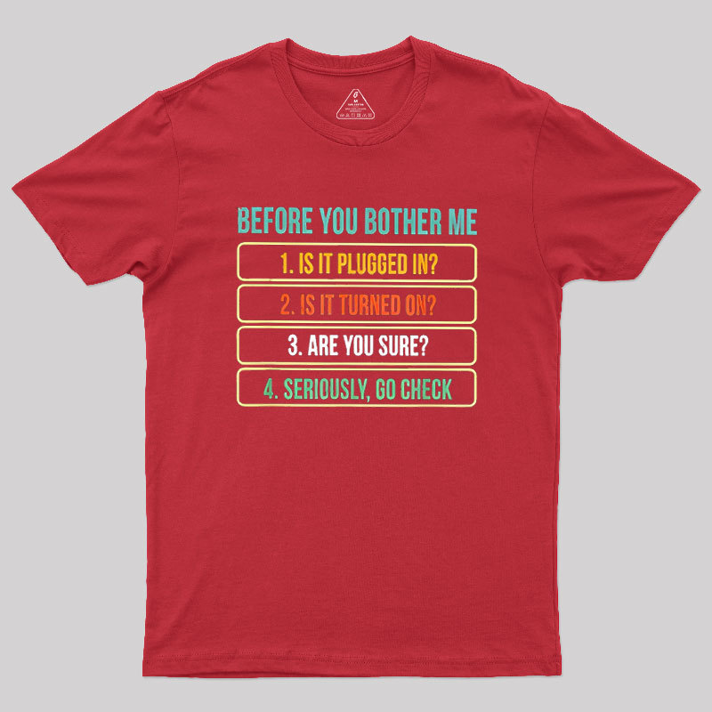 Funny Information Technology Tech Geek T-Shirt