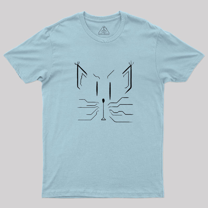 Cats Lines Cat Geek T-Shirt