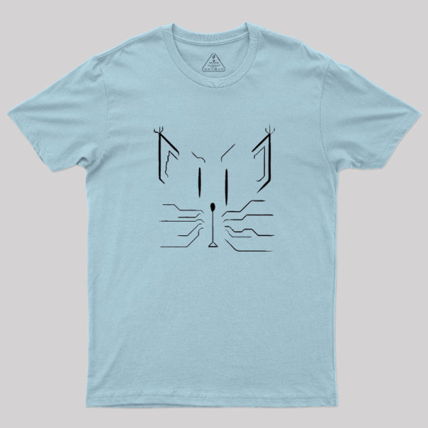 Cats Lines Cat Geek T-Shirt