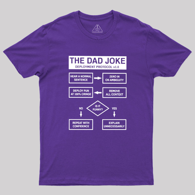 Dad Jokes Deployment Protocol Geek T-Shirt