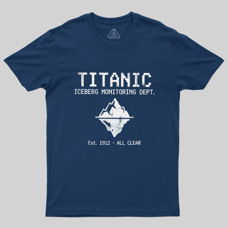 Iceberg Monitoring Dept Geek T-Shirt
