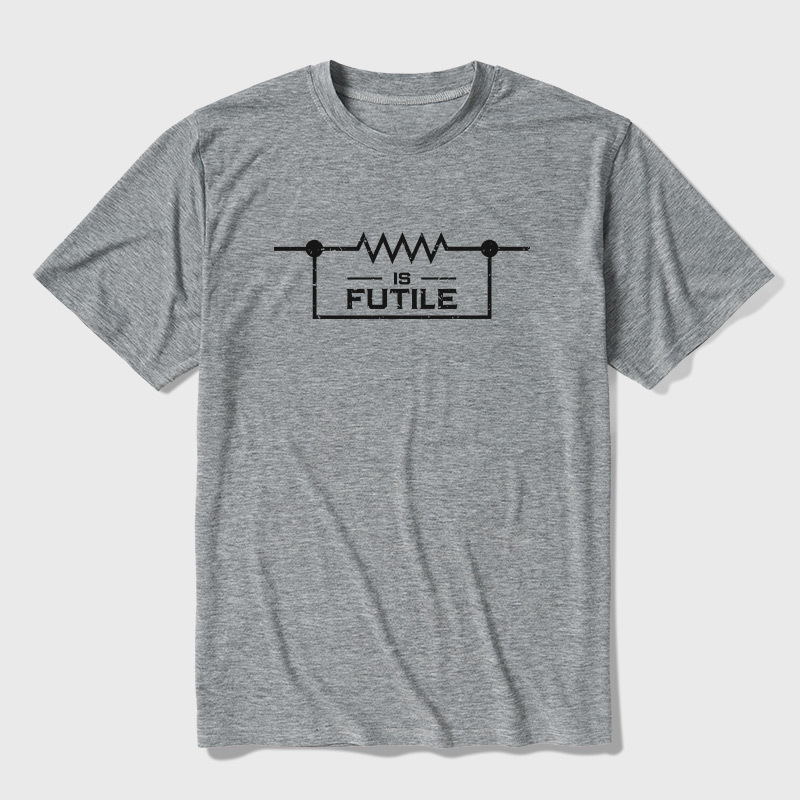 Funny Engineer Resistor Geek Science Ultra Soft Heather Tee