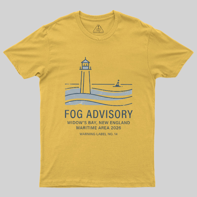 New England Fog Advisory Geek T-Shirt