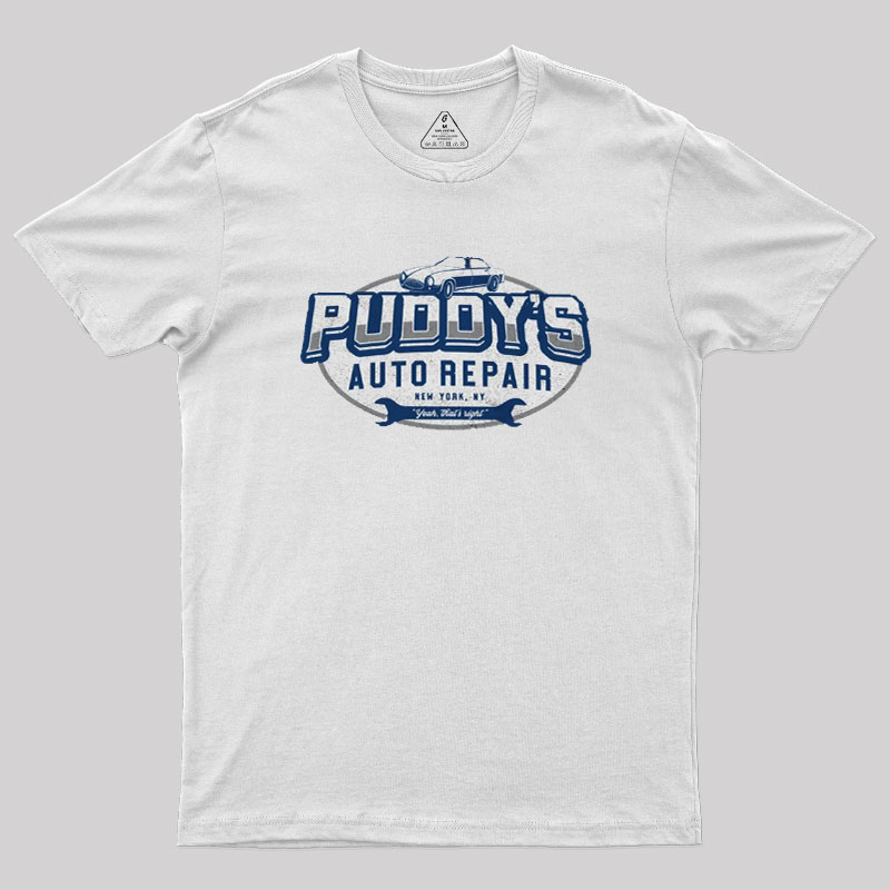 Puddy's Auto Repair Seinfeld Geek T-Shirt