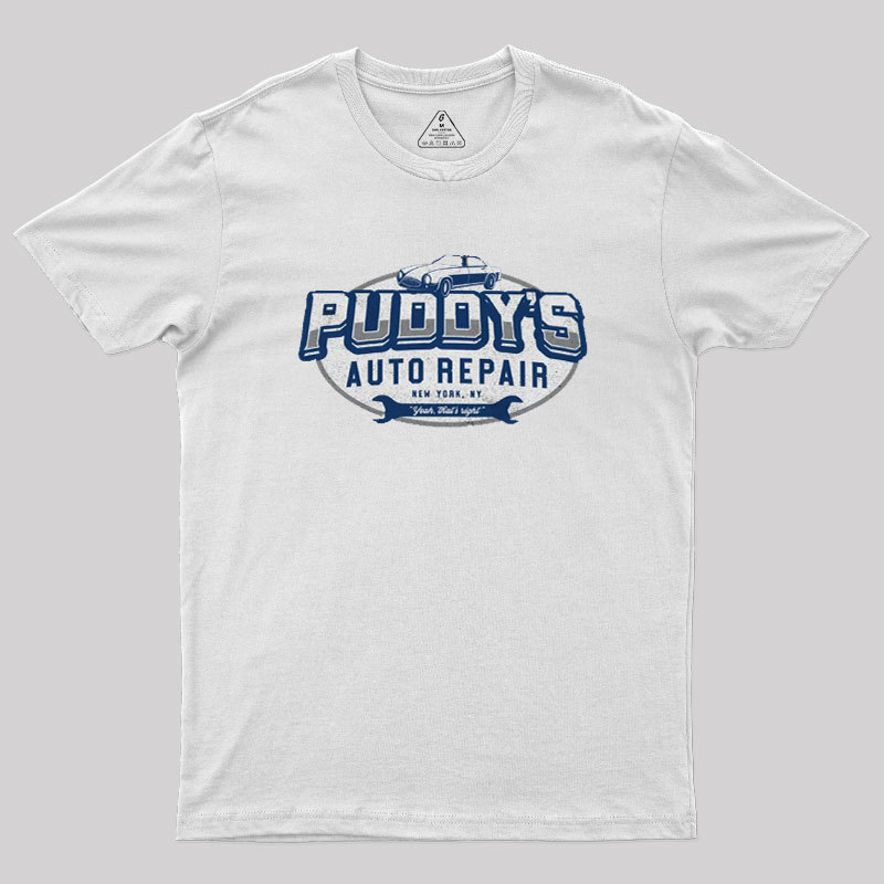 Puddy's Auto Repair Seinfeld Geek T-Shirt