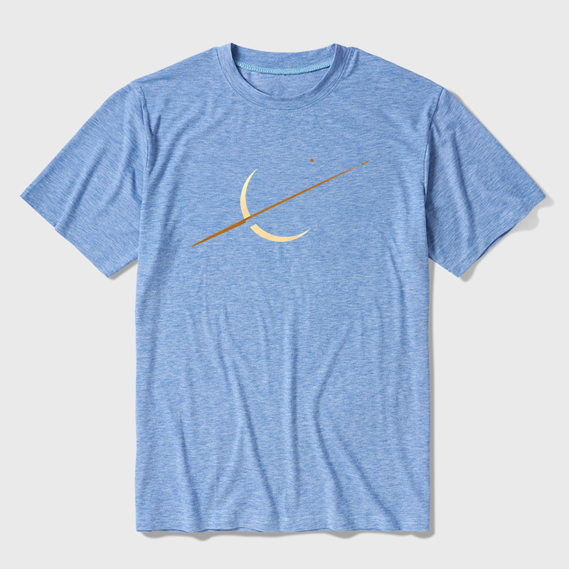 Minimal Cosmic Rocket Ultra Soft Heather Tees