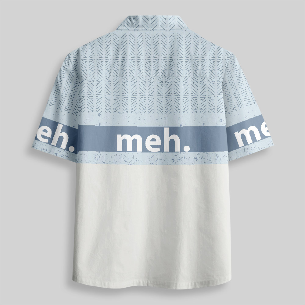 MEH Button Up Pocket Shirt