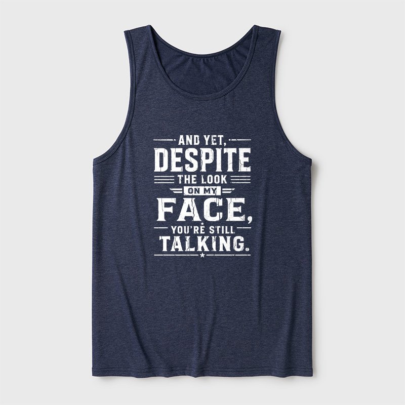 Funny Words Ultra Soft Heather Tank