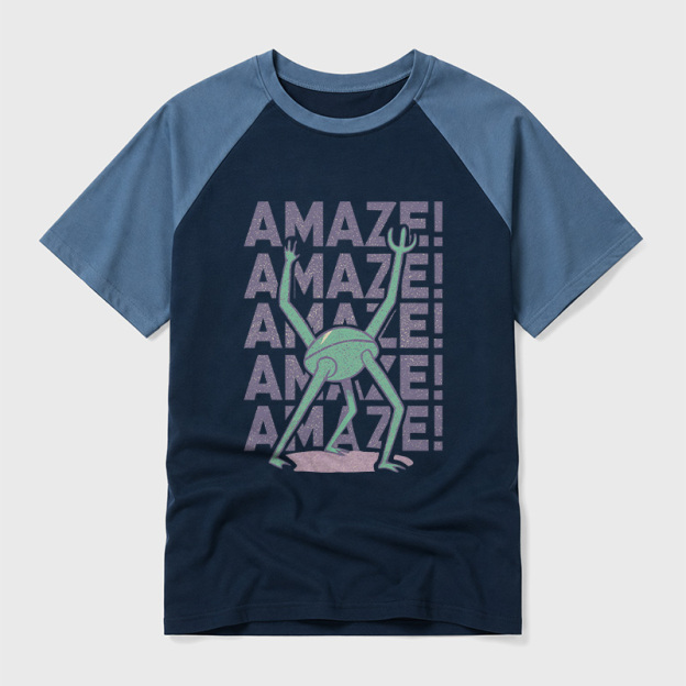 Rocky Amaze Geek Retro Raglan T-Shirt