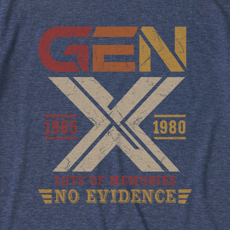 Genx Lots of Memories Ultra Soft Heather Tee