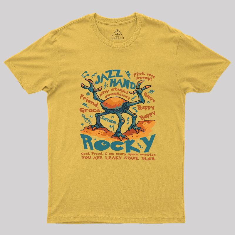 Rocky Jazz Hand Geek T-Shirt
