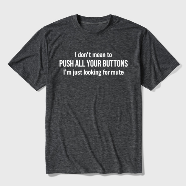 I'm Just Looking For Mute Ultra Soft Heather Tee