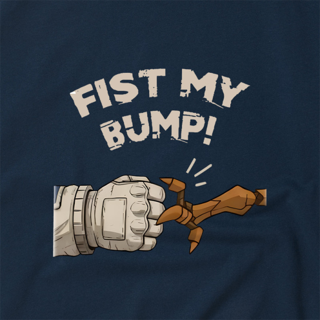 Fist My Bump Funny Geek Retro Raglan T-Shirt