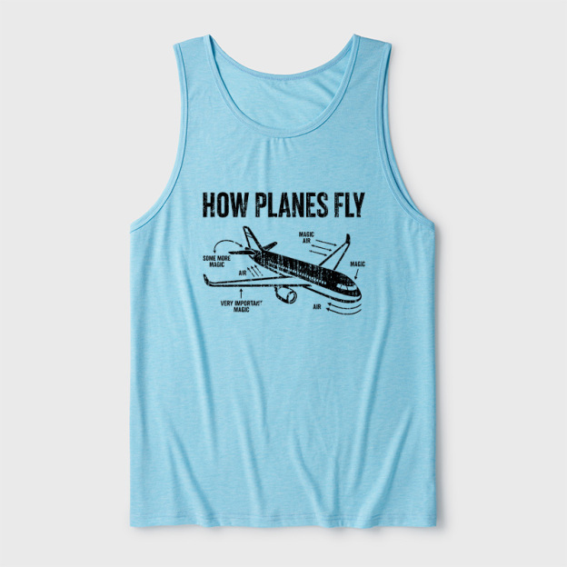 How Planes Fly Ultra Soft Heather Tank