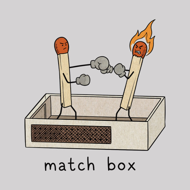 Funny Matchbox Geek T-Shirt