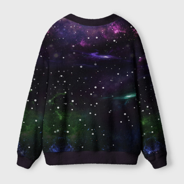 Beautiful Nebula Outer Space Geek Ugly Cardigan Sweaters