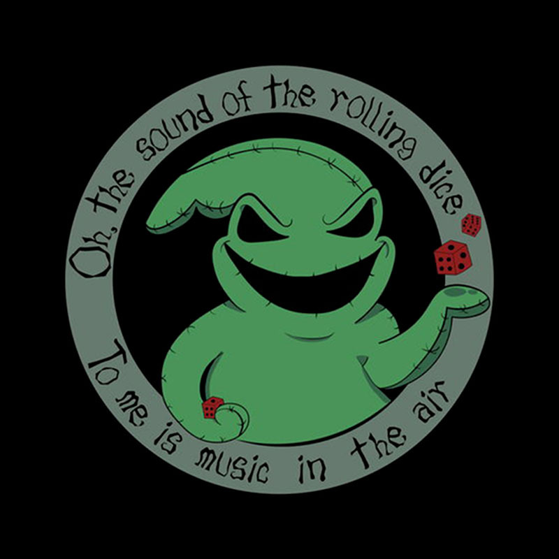 Oogie Boogie Man Green Geek T-Shirt