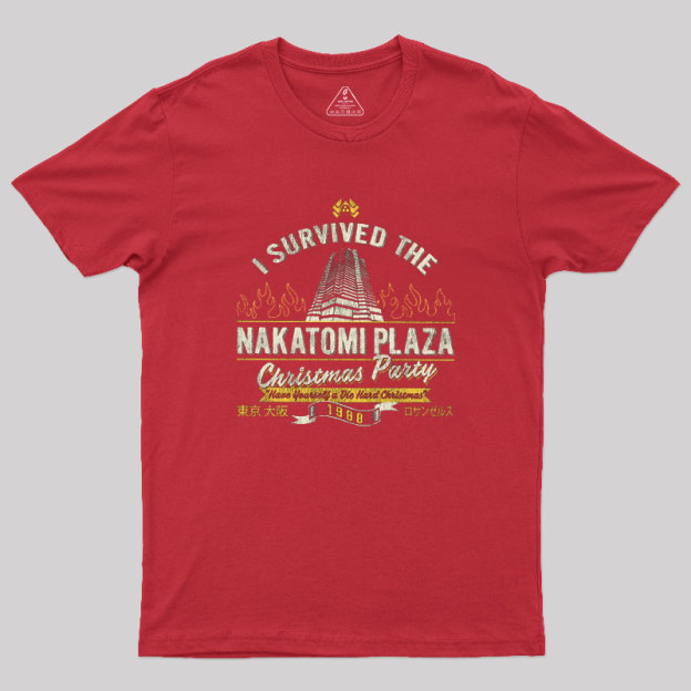 I Survived The Nakatomi Christmas Party Geek T-Shirt