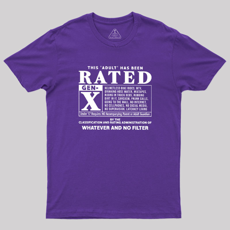RATED GEN X - 80s Geek T-Shirt