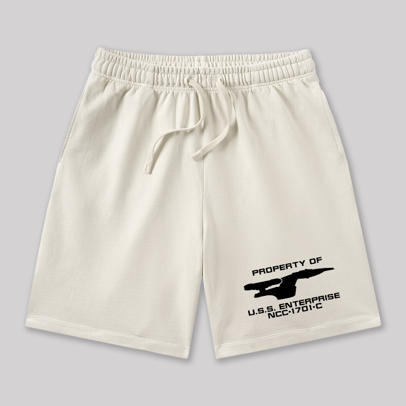Ncc 1701 Geeky Washed Shorts