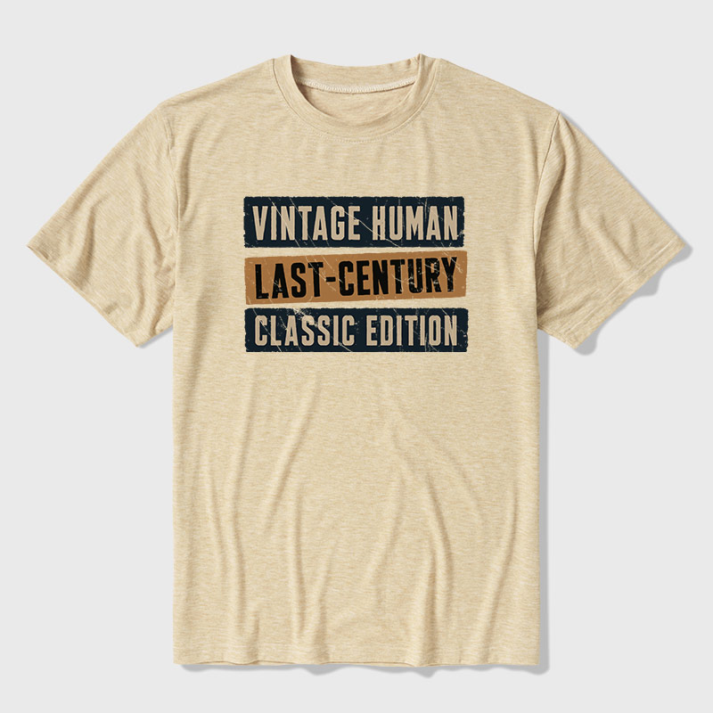 Retro Blueprint Ultra Soft Heather Tee