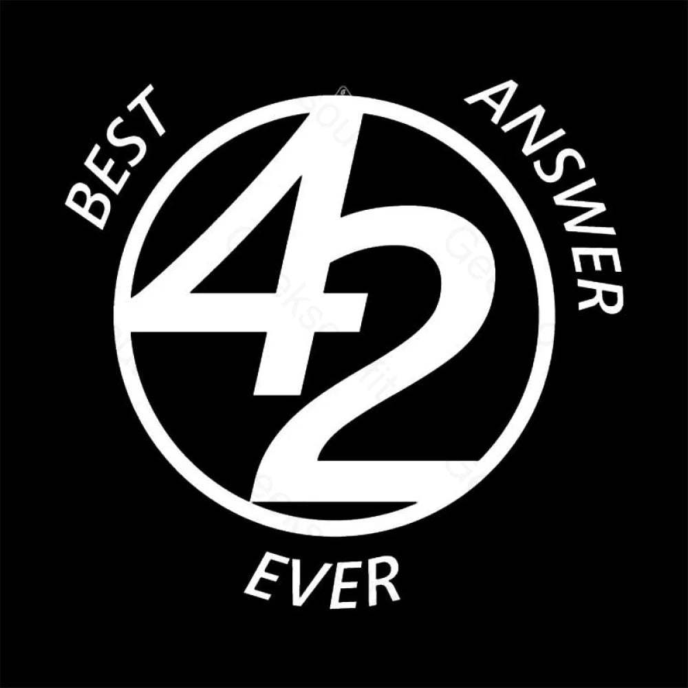 42 Best Ever Answer T-Shirt