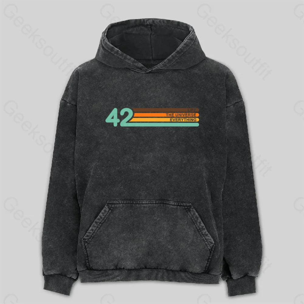 42 Everthing Washed Hoodie M