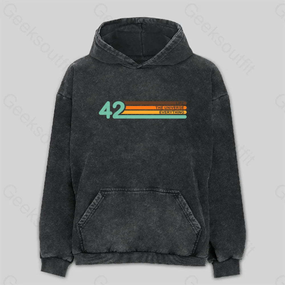 42 Everthing Washed Hoodie M