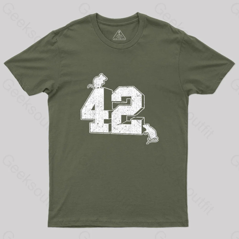 42 T-Shirt Army Green / S Yc