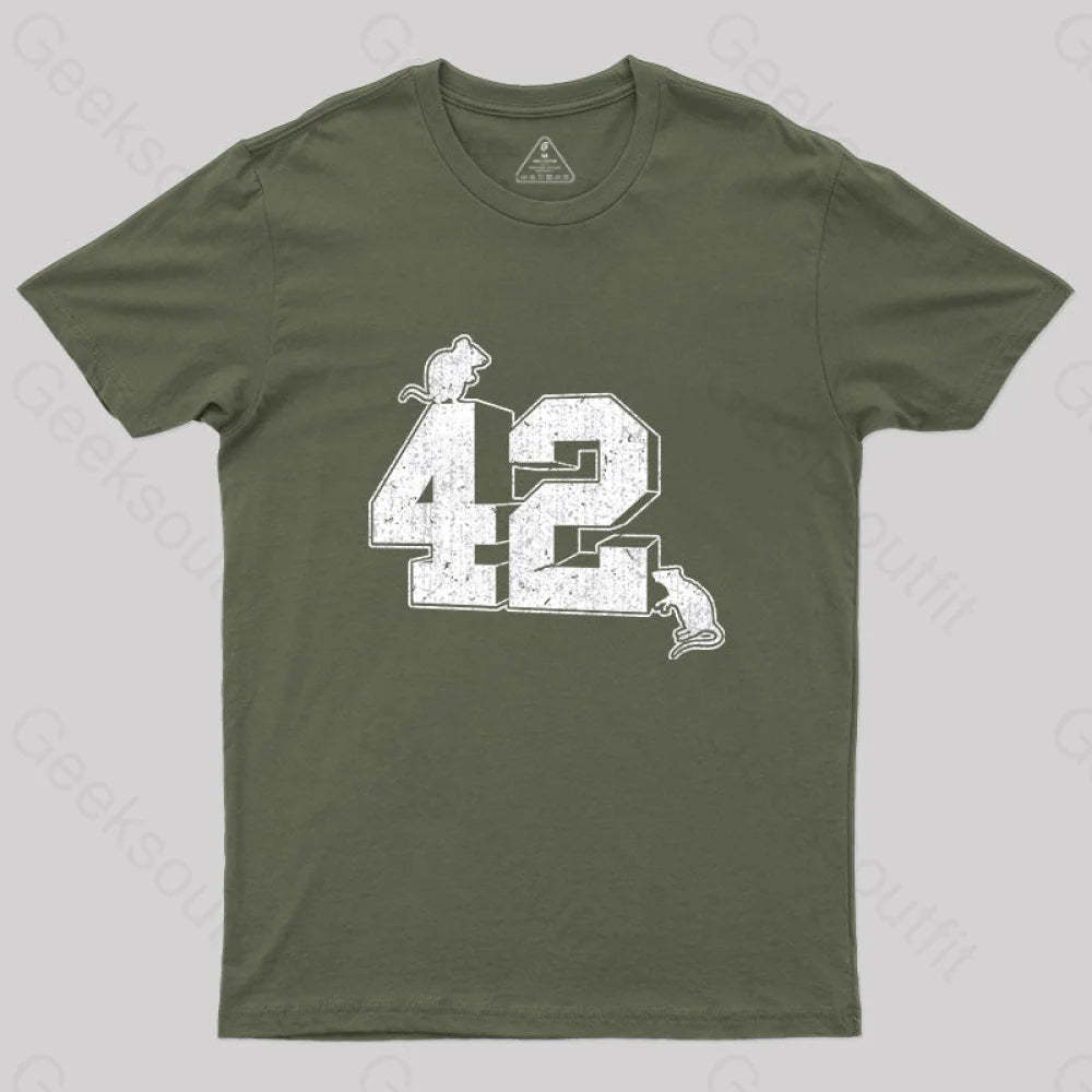 42 T-Shirt Army Green / S Yc