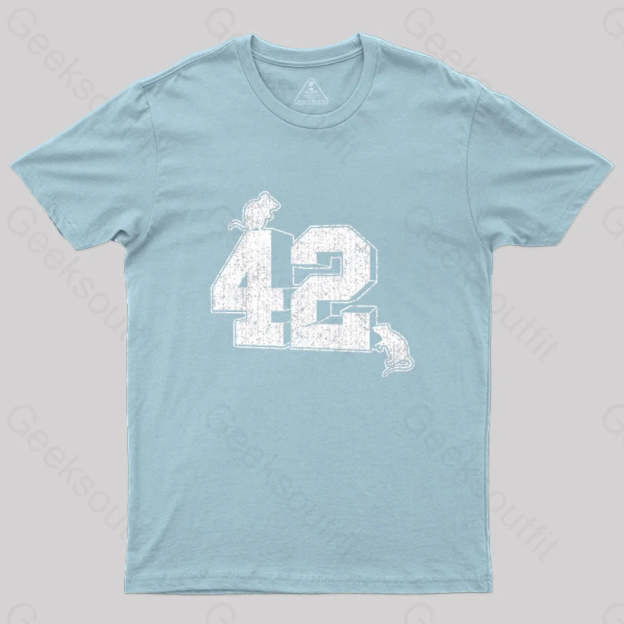 42 T-Shirt Light Blue / S Yc