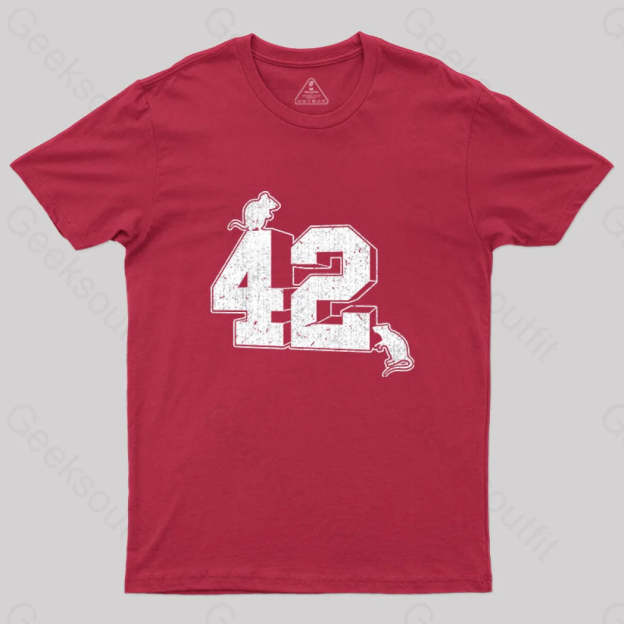 42 T-Shirt Red / S Yc