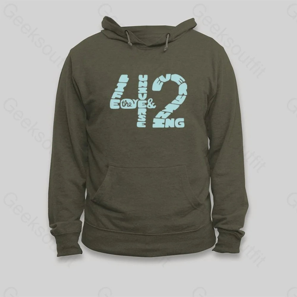 42 The Answer to Everything Hoodie - Geeksoutfit