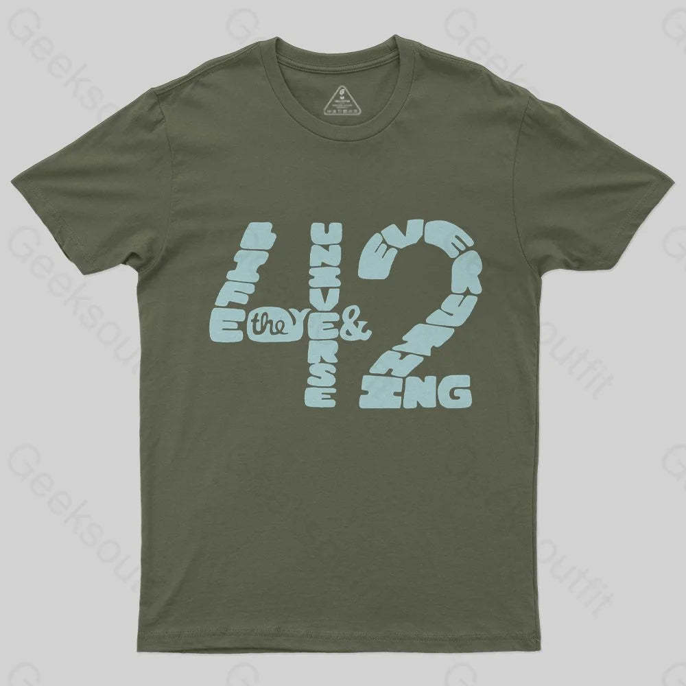 42 The Answer to Everything T-Shirt - Geeksoutfit