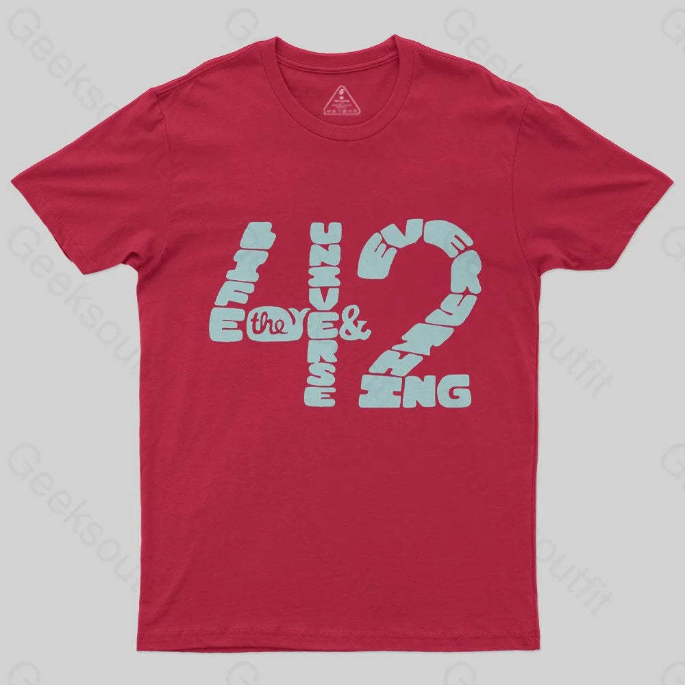 42 The Answer to Everything T-Shirt - Geeksoutfit