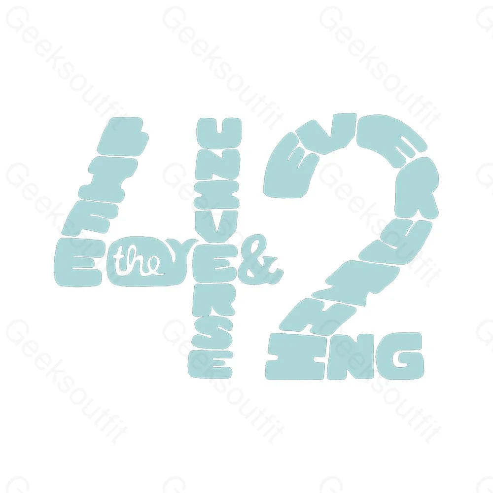 42 The Answer to Everything T-Shirt - Geeksoutfit
