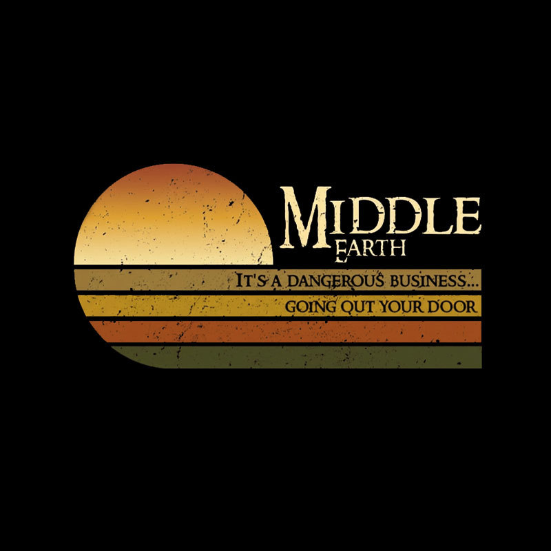 Retro Middle Earth Geek T-Shirt