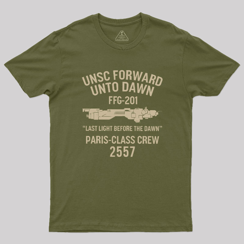 UNSC Forward Unto Dawn Geek T-Shirt