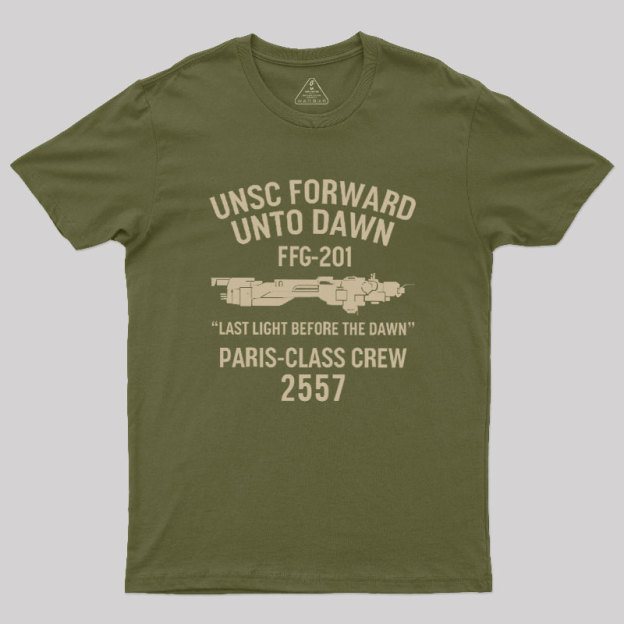 UNSC Forward Unto Dawn Geek T-Shirt