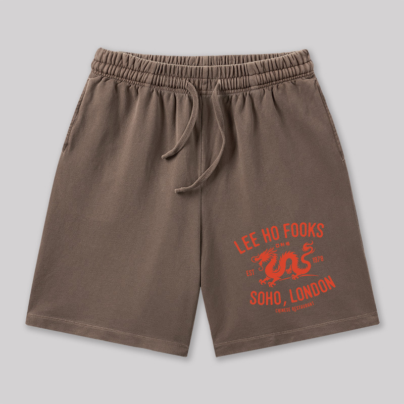 Lee Ho Fooks Vintage Resto Geeky Washed Shorts