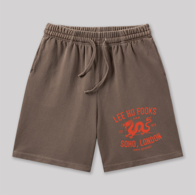 Lee Ho Fooks Vintage Resto Geeky Washed Shorts