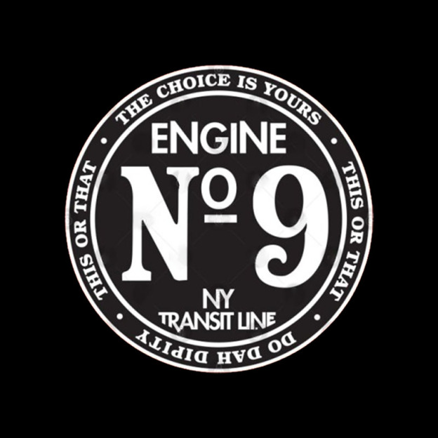 Engine #9 On The New York Transit Line Geek T-Shirt