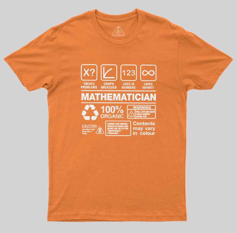 Mathematician Geek T-Shirt