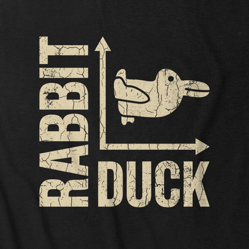 Rabbit or Duck Funny Ultra Soft Heather Tank