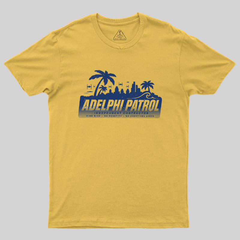 High Risk No Benefits Sci-Fi Contractor Geek T-Shirt