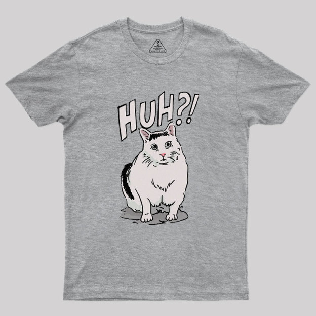 Huh Cat Geek T-Shirt